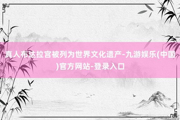 真人布达拉宫被列为世界文化遗产-九游娱乐(中国)官方网站-登录入口