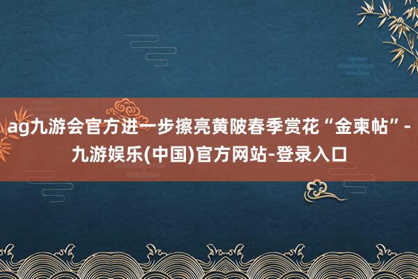 ag九游会官方进一步擦亮黄陂春季赏花“金柬帖”-九游娱乐(中