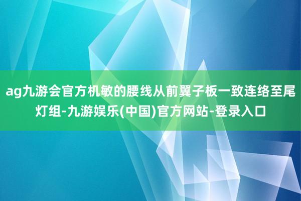 ag九游会官方机敏的腰线从前翼子板一致连络至尾灯组-九游娱乐