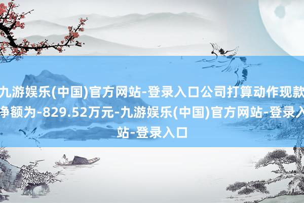 九游娱乐(中国)官方网站-登录入口公司打算动作现款流净额为-