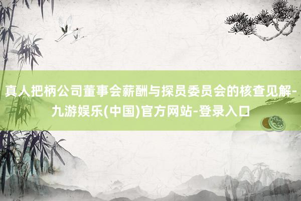 真人把柄公司董事会薪酬与探员委员会的核查见解-九游娱乐(中国)官方网站-登录入口